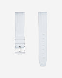 Curved Rubber Strap - White - OM Luxury