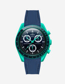 MoonSwatch Mission On Earth Watch - Polar Lights (Rubber Strap) - OM Luxury